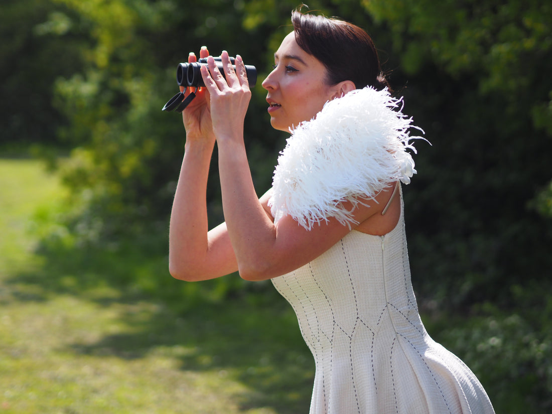 Swing Ascot Dresses Zalinah White
