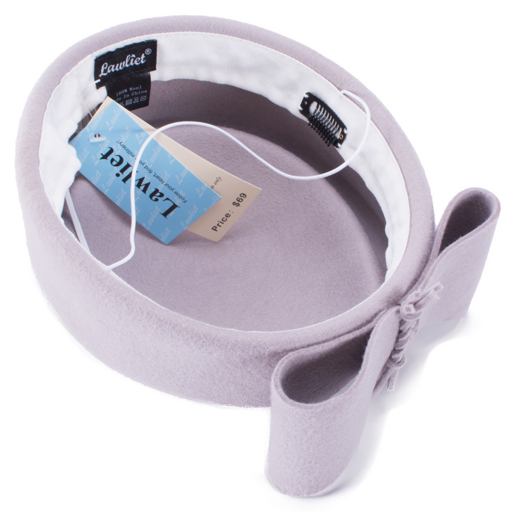 Pillbox Hat with a Bow 