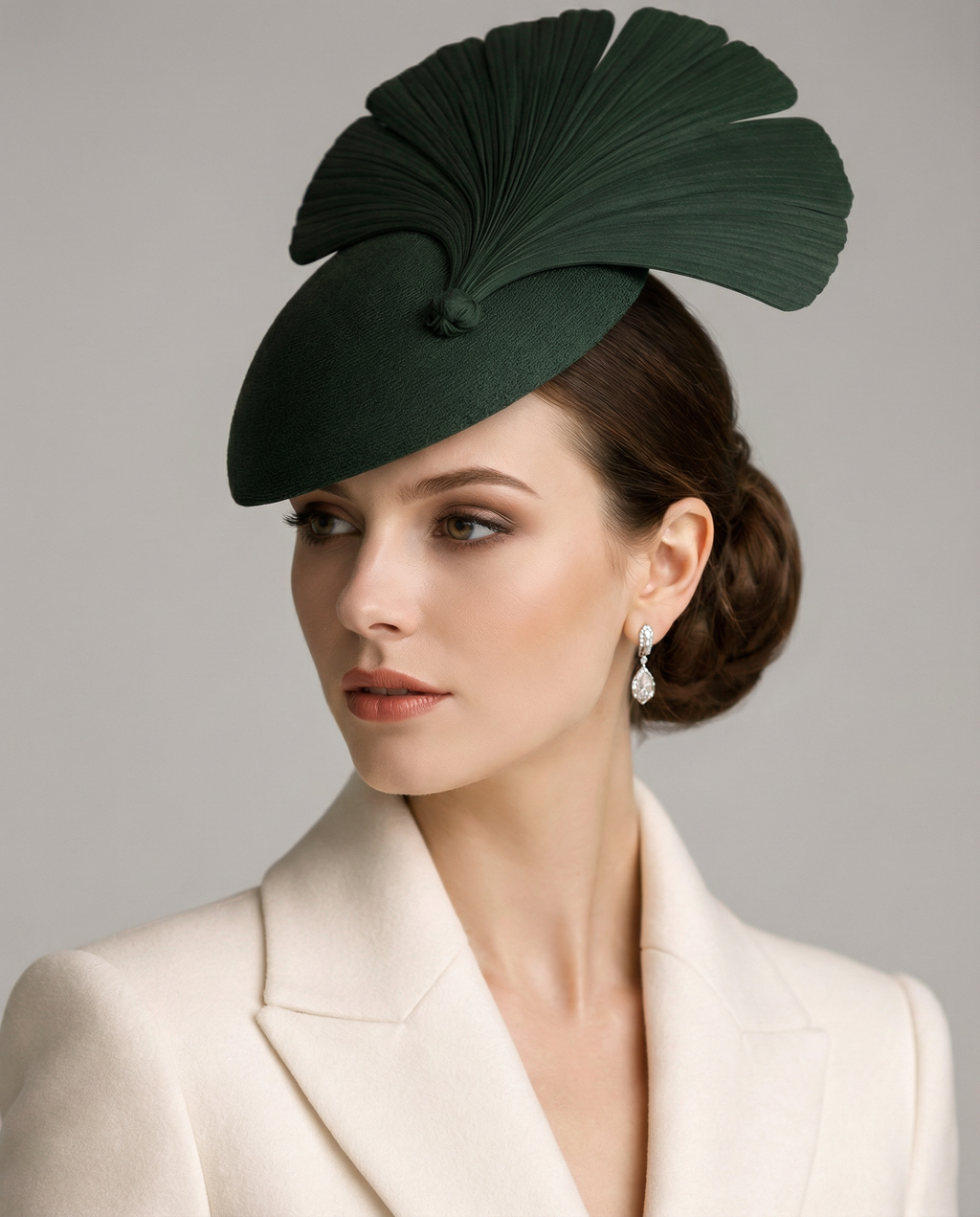 Ginkgo Silk Fascinator