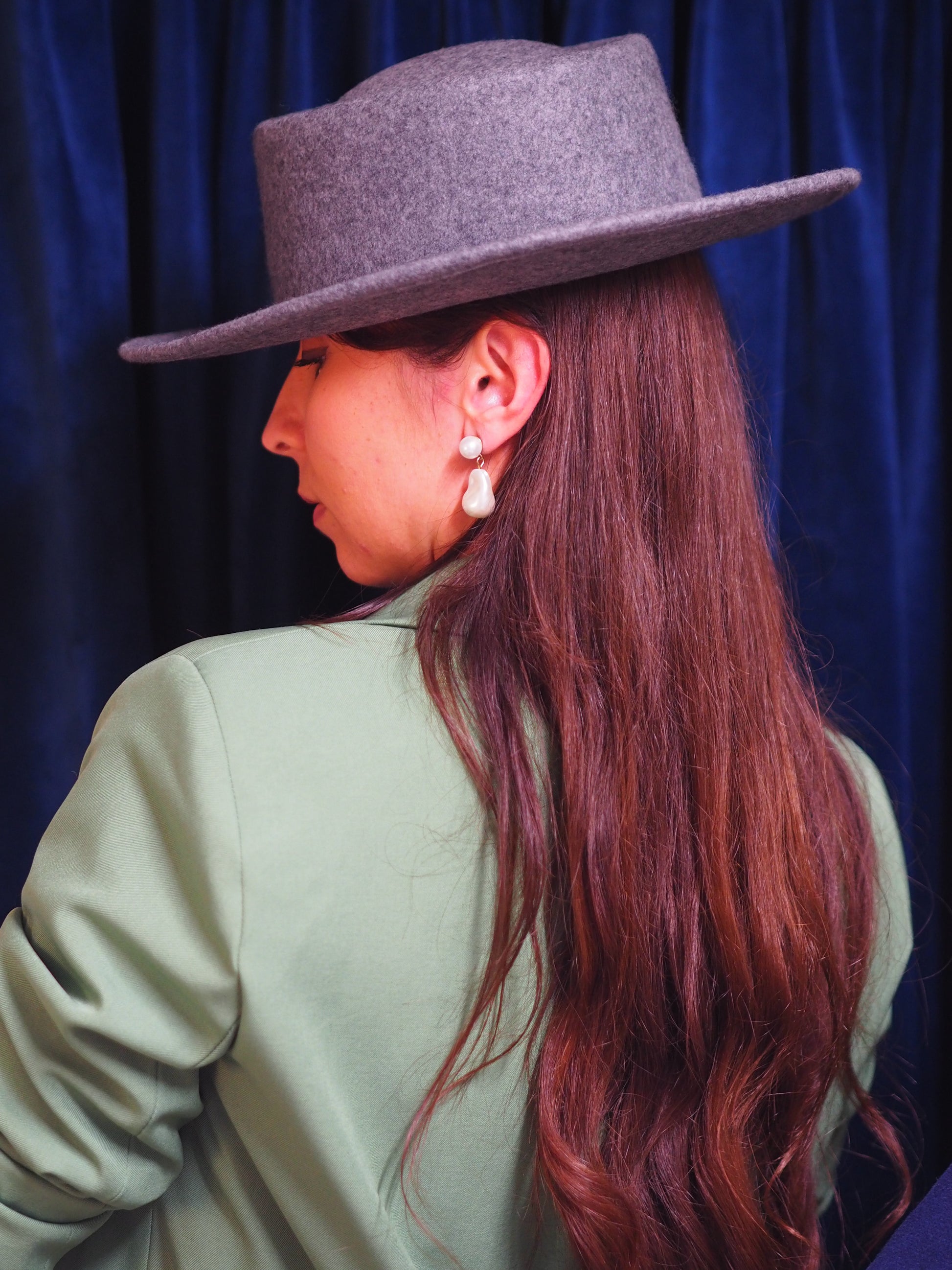 Pure Wool Boater Hat