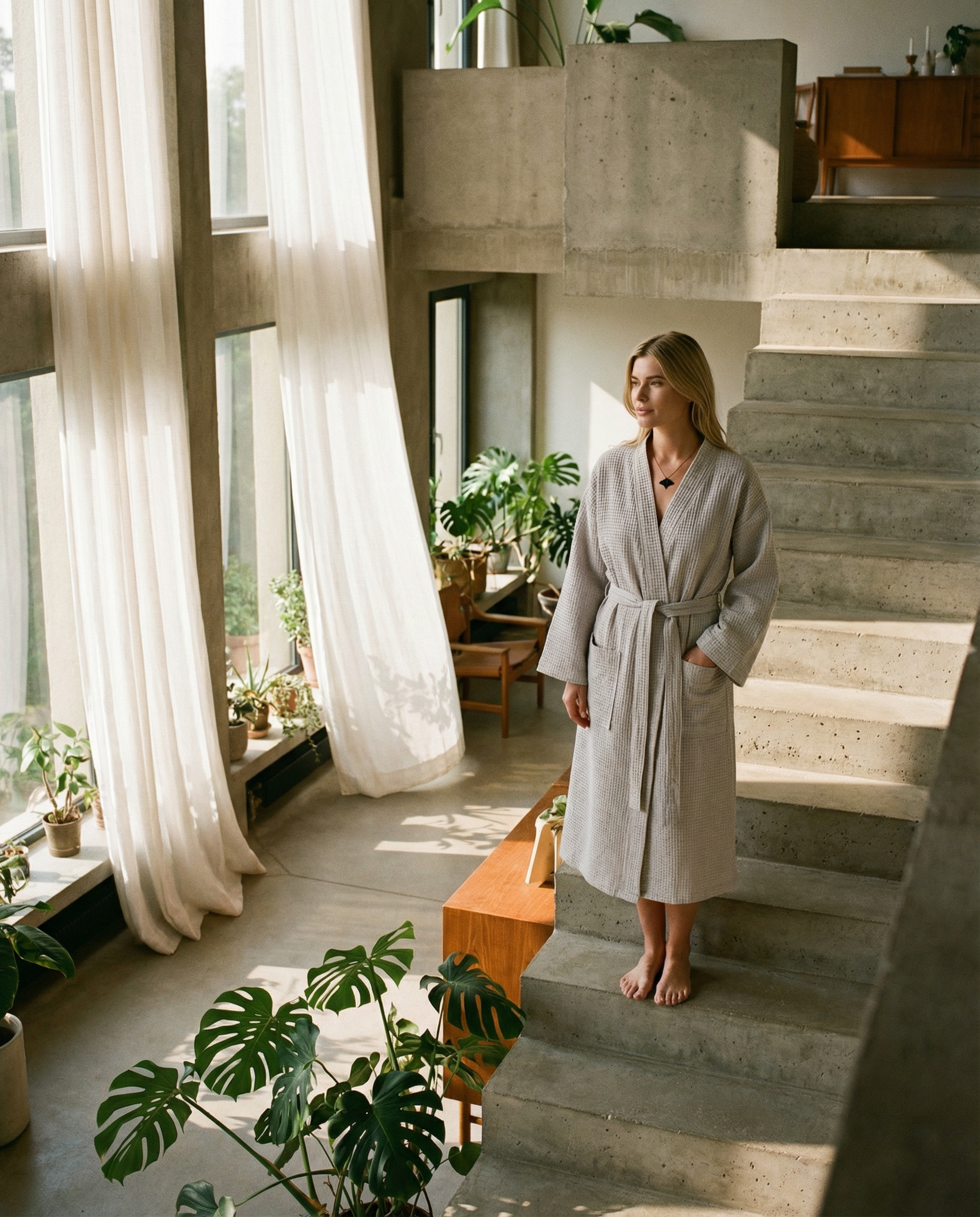 The Gingko Dressing Robe