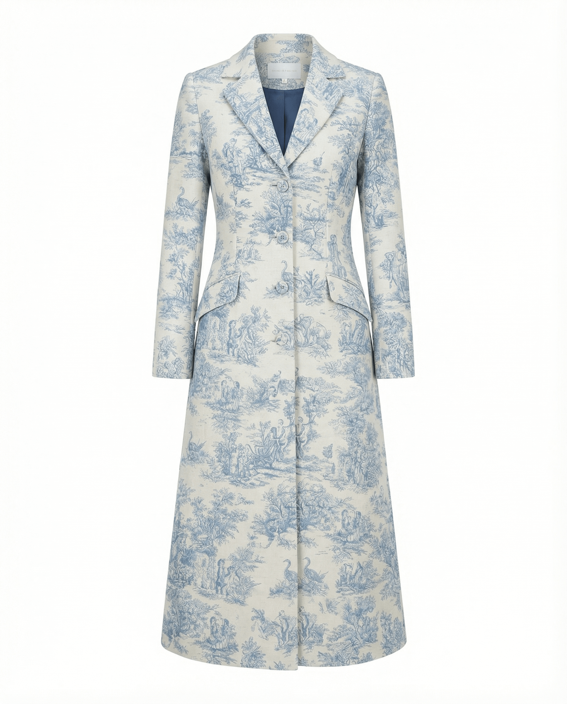 Toile De Jouy Summer Coat Dress