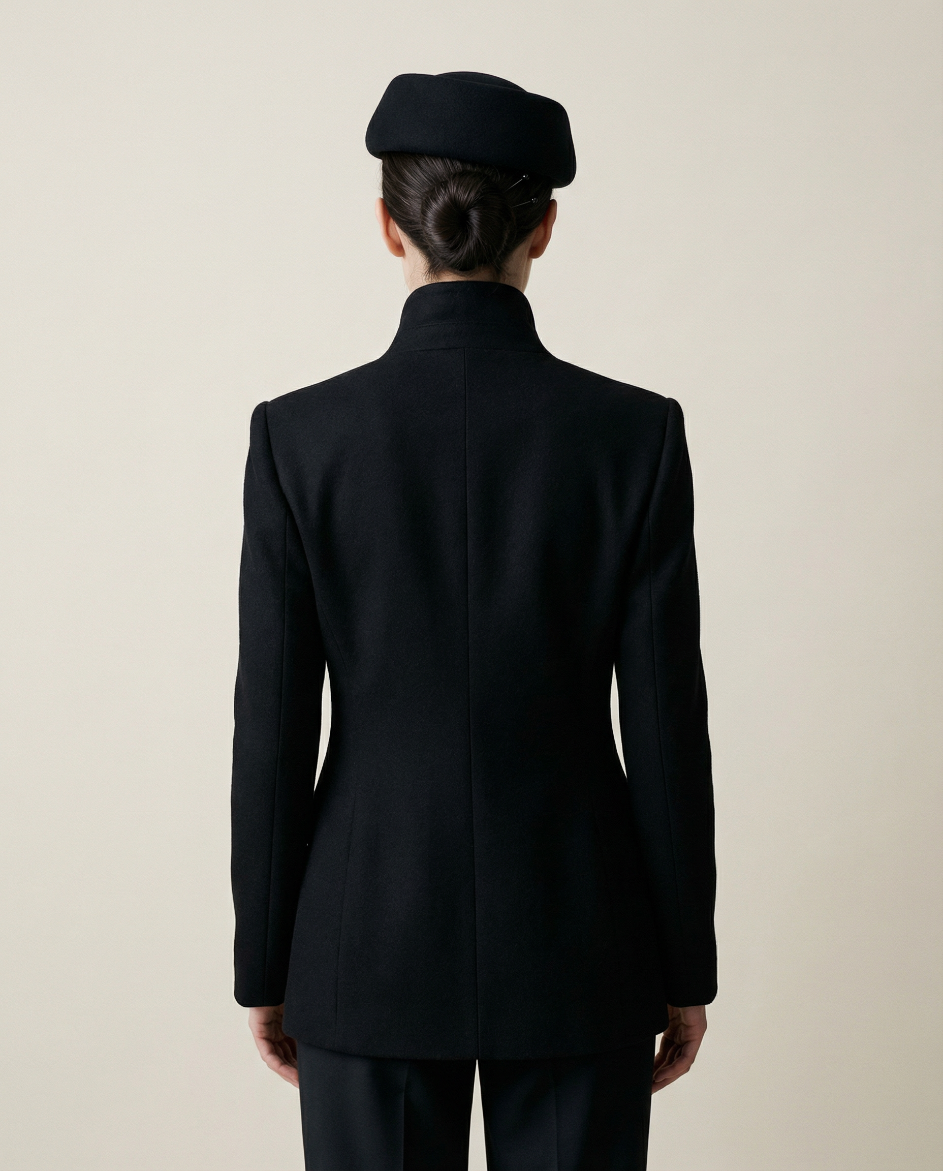 Pillbox Hat With Flocked Face Veil