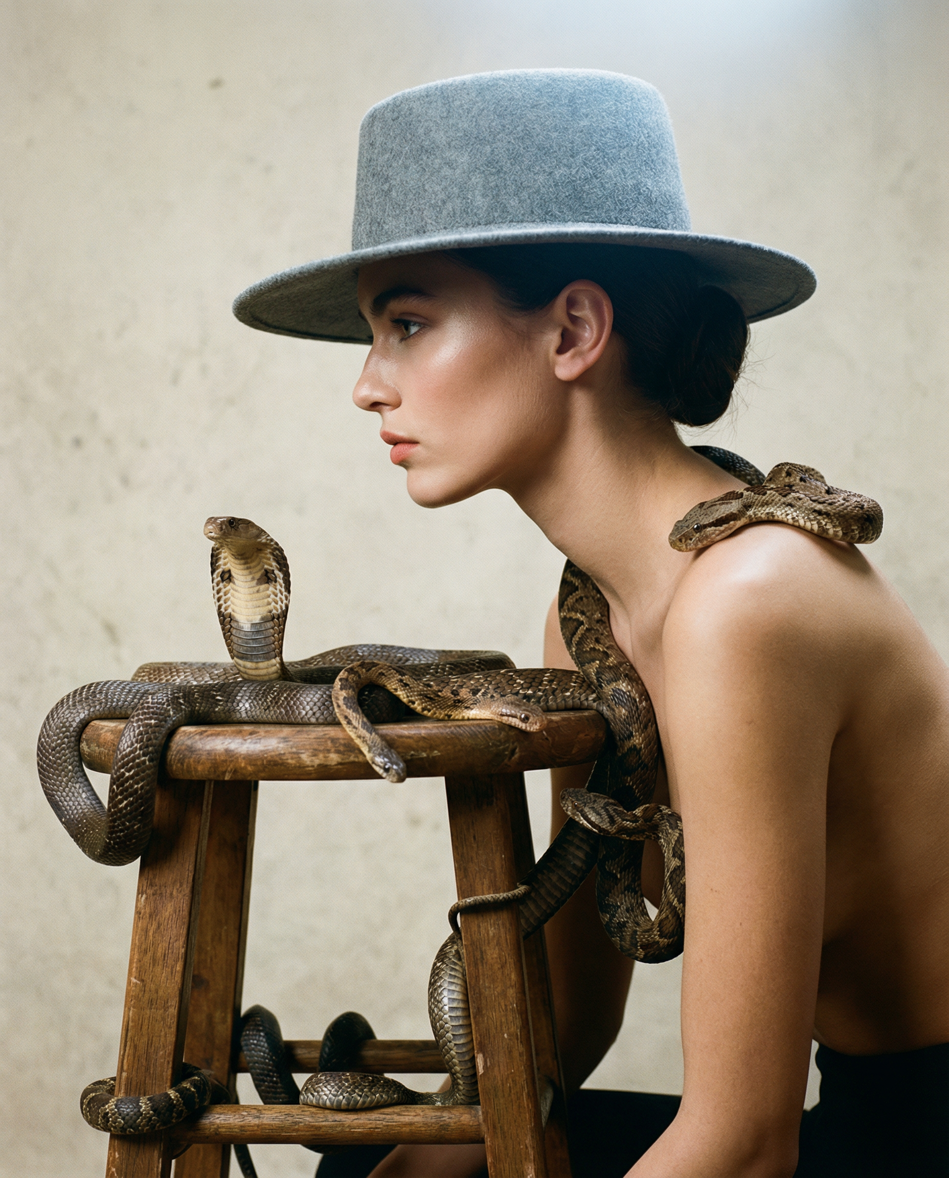 Pure Wool Boater Hat