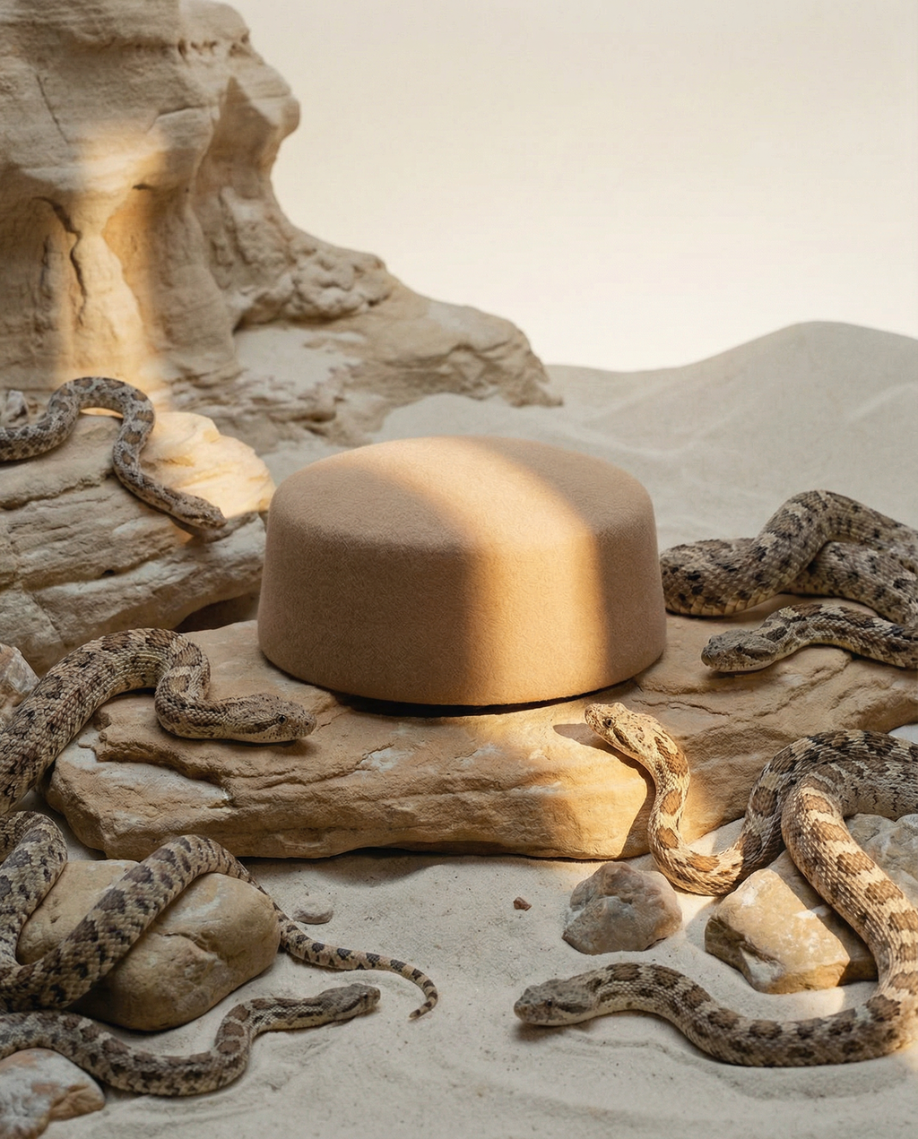 Pillbox Hat 100% Wool