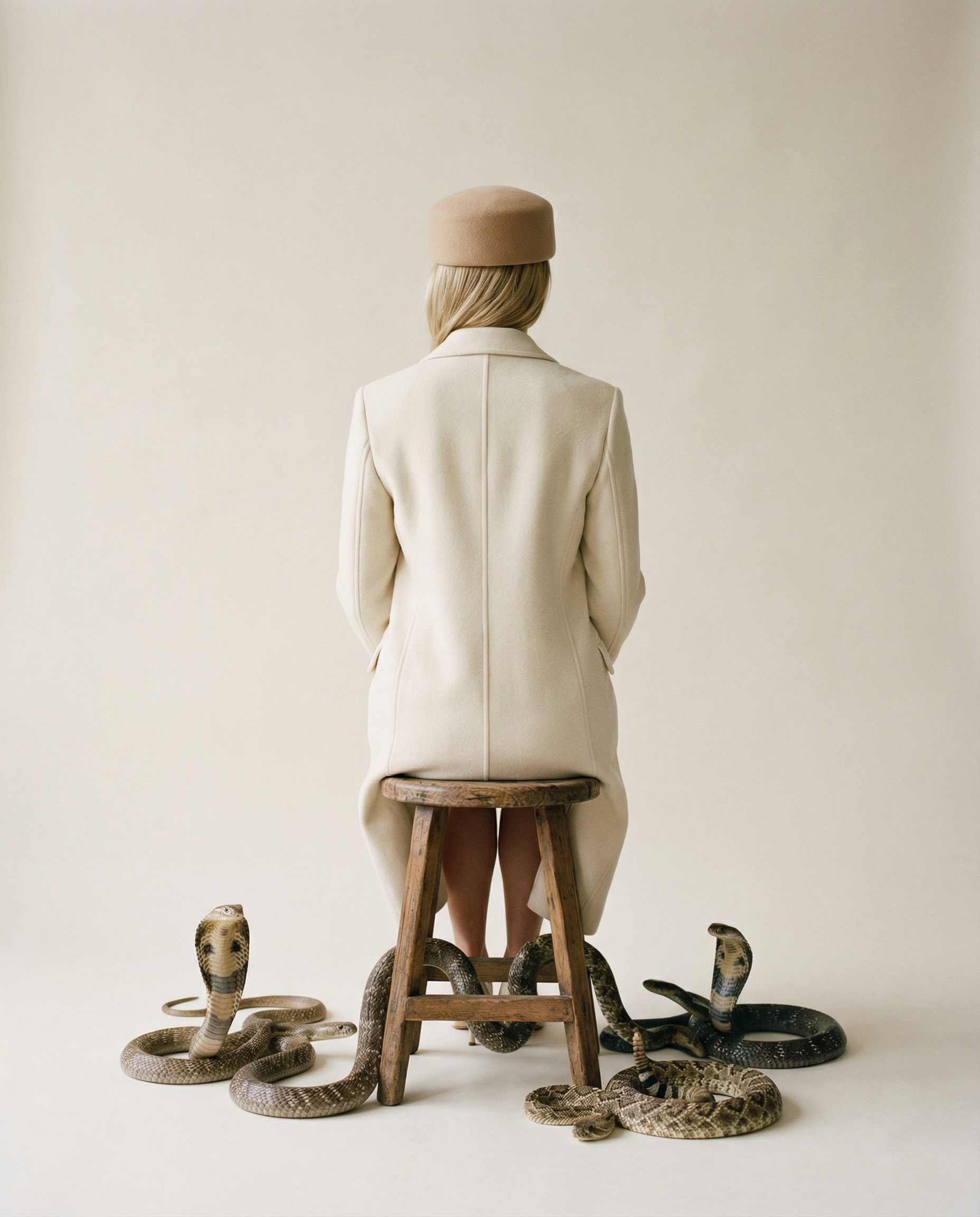 Pillbox Hat 100% Wool