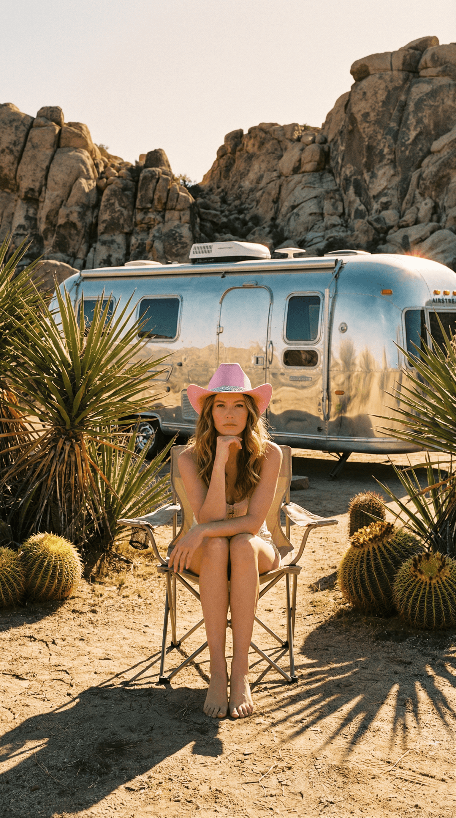 Western Hat with Diamante Strip