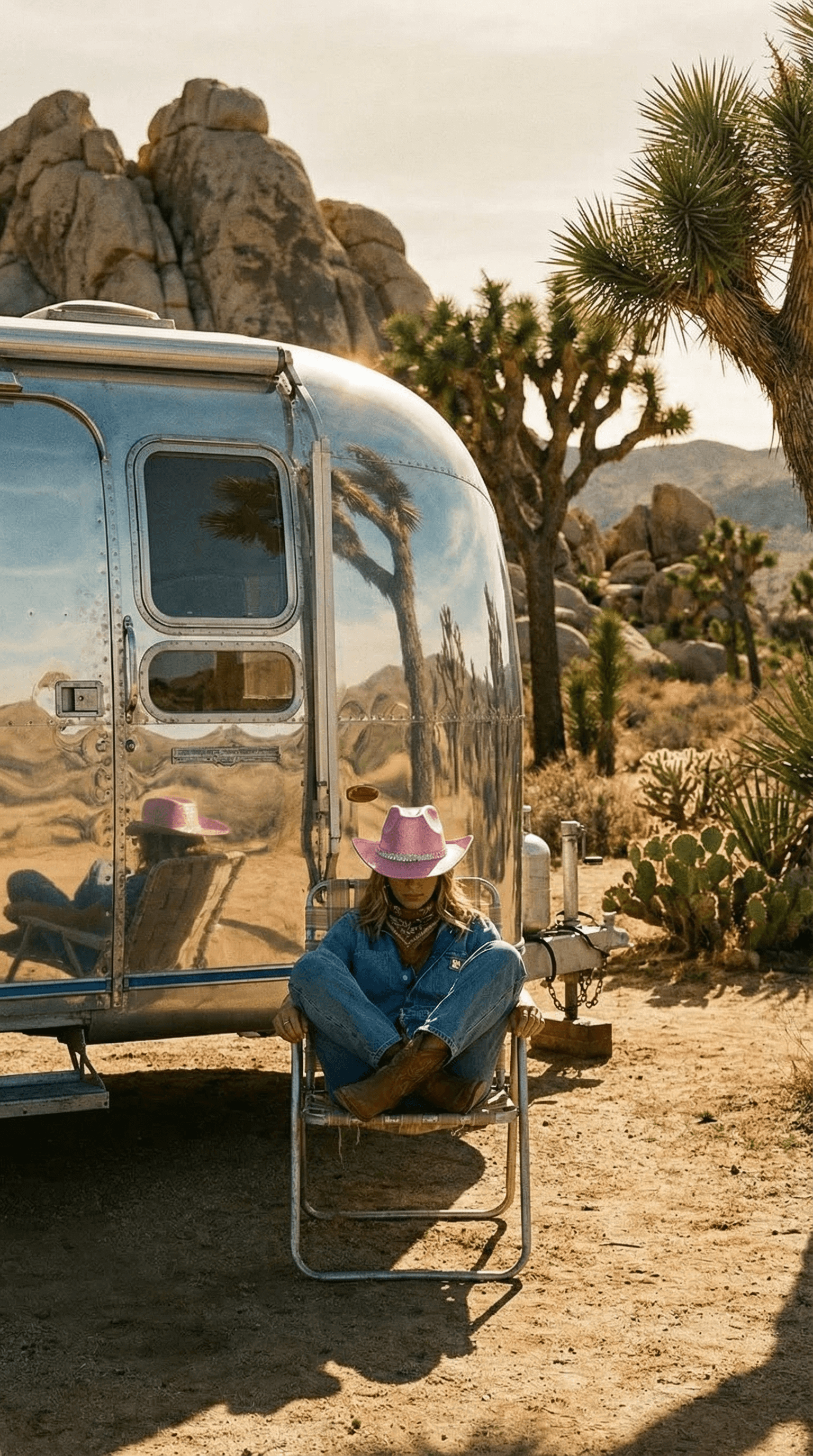 Western Hat with Diamante Strip