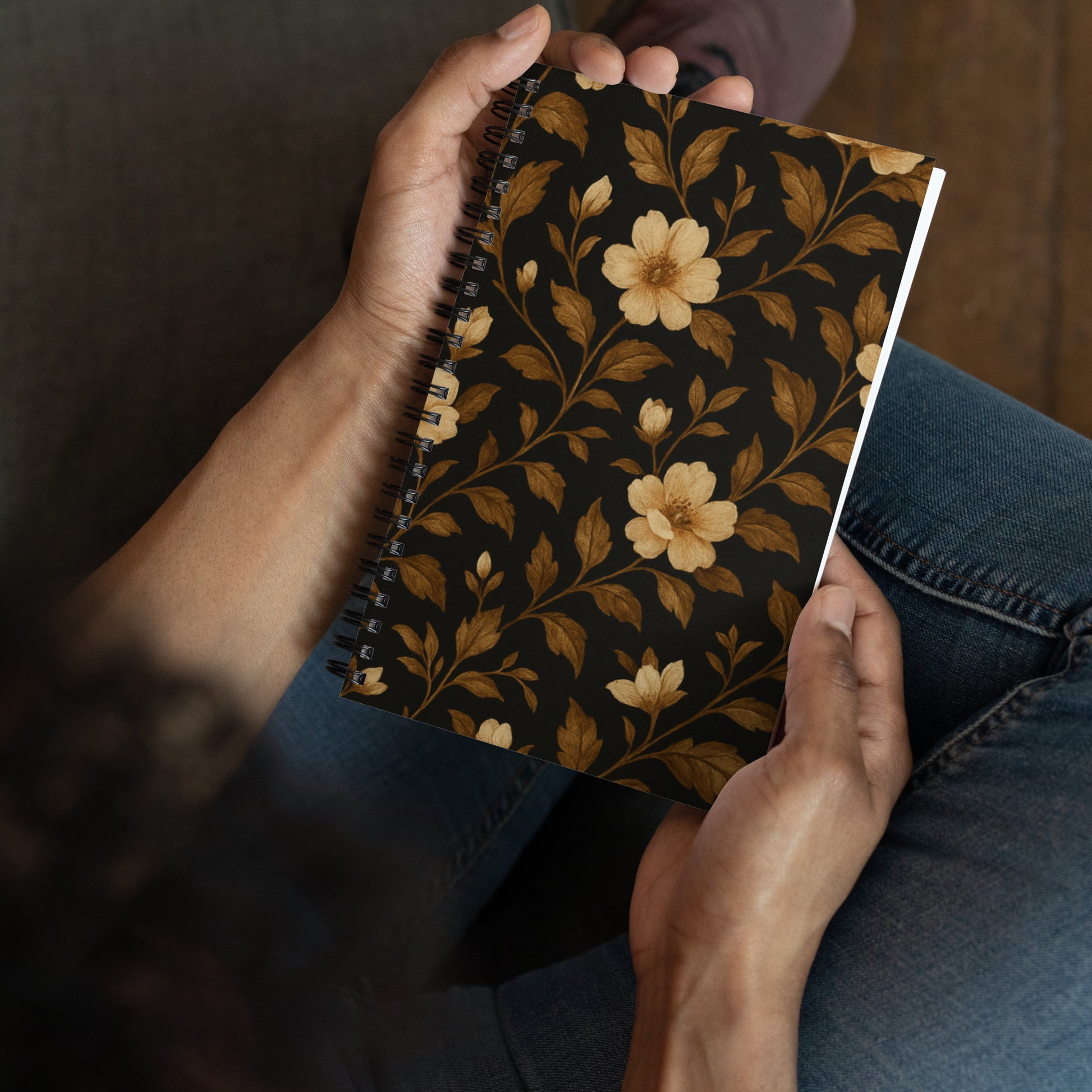Night Orchard Spiral notebook