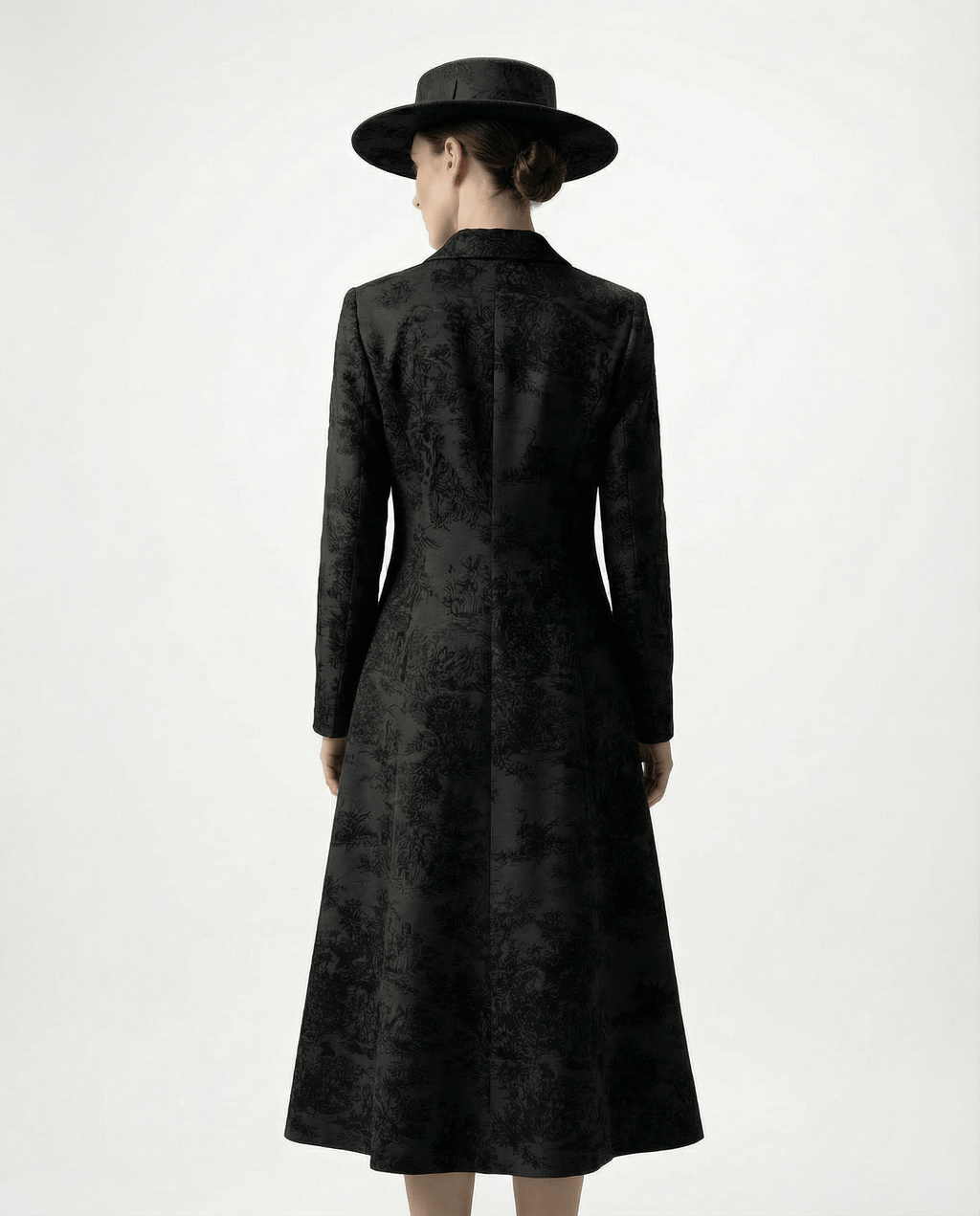 Tailored Coat Dress - Silk Jacquard