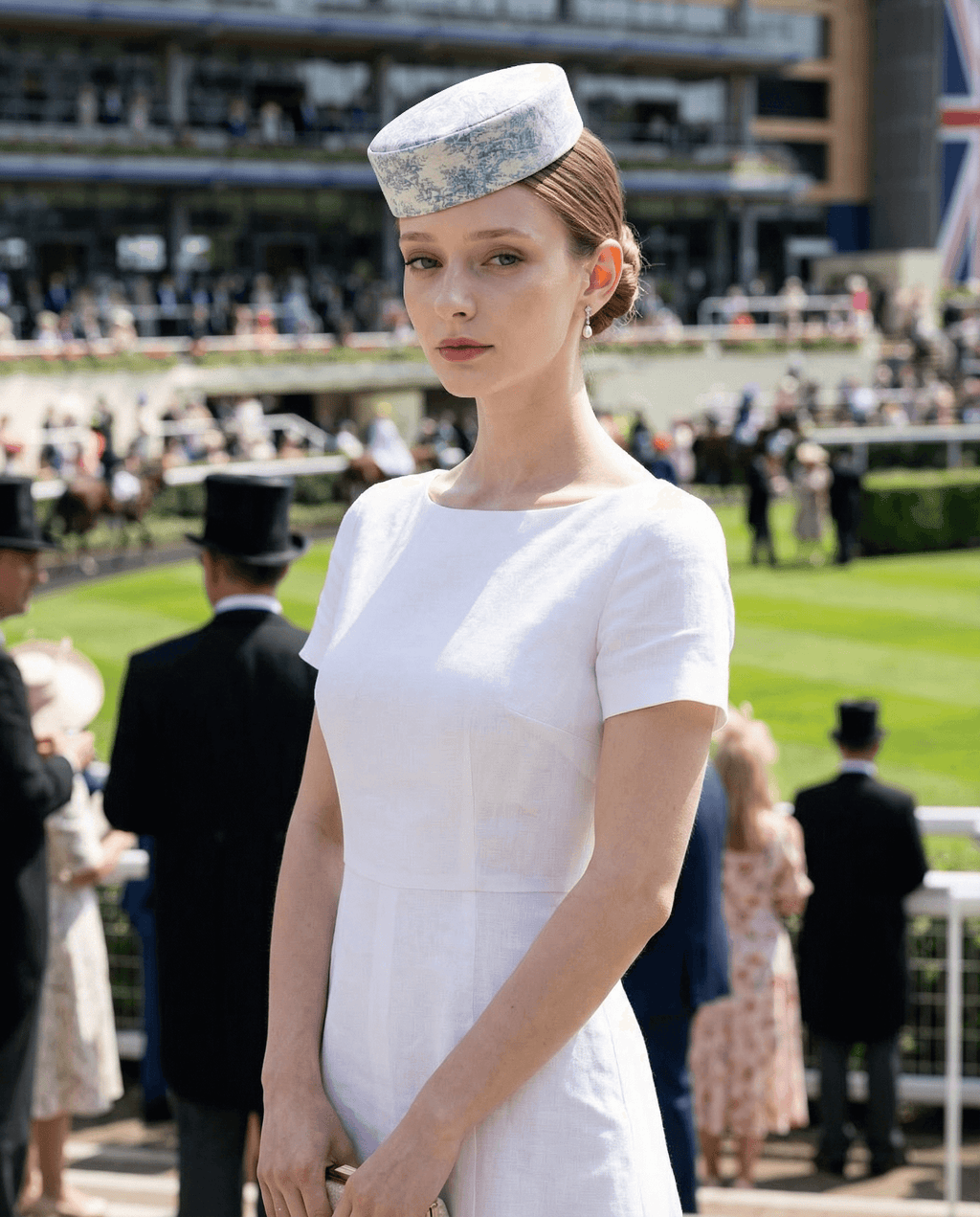 Toile De Jouy Pillbox Hat