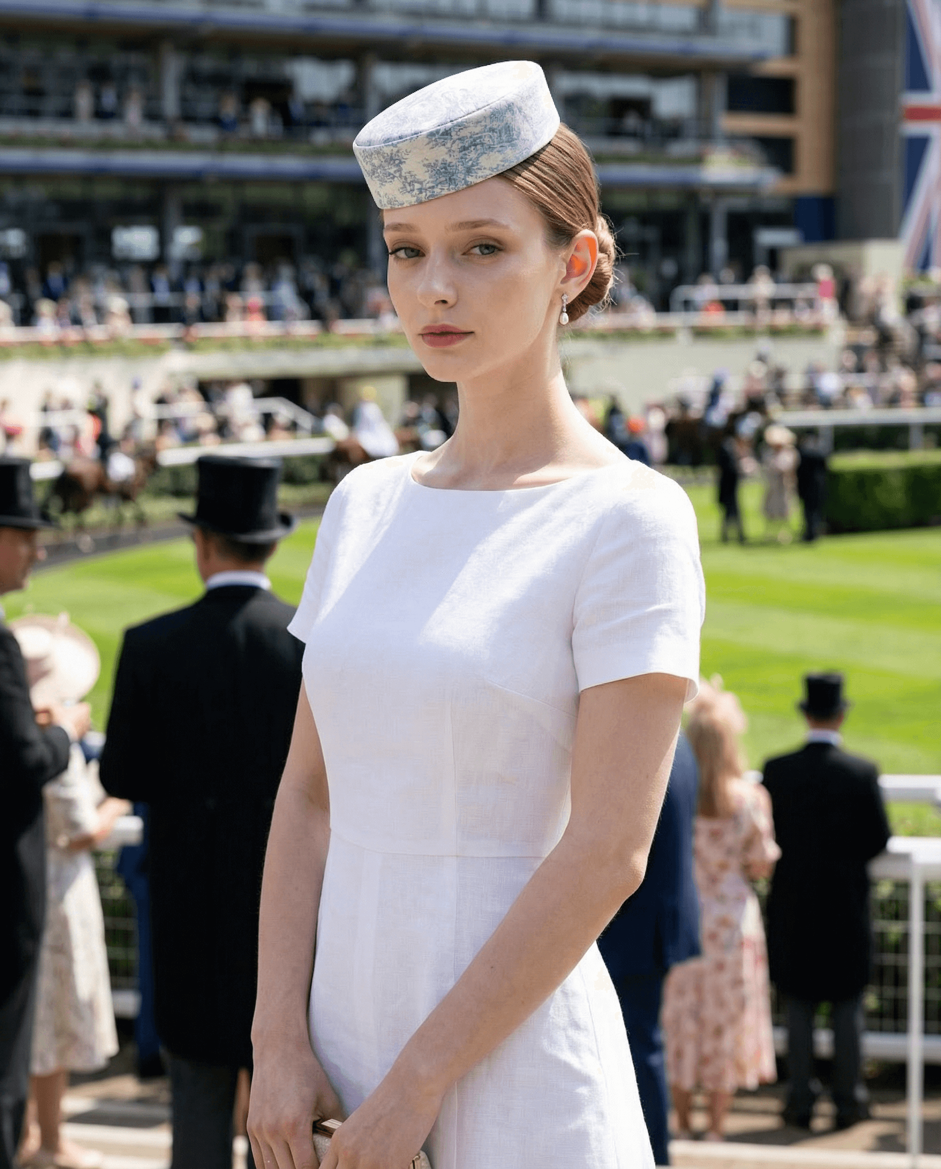 Toile De Jouy Pillbox Hat