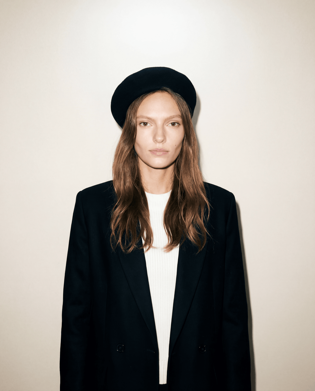 Pillbox Hat 100% Wool Trapeze Shaped