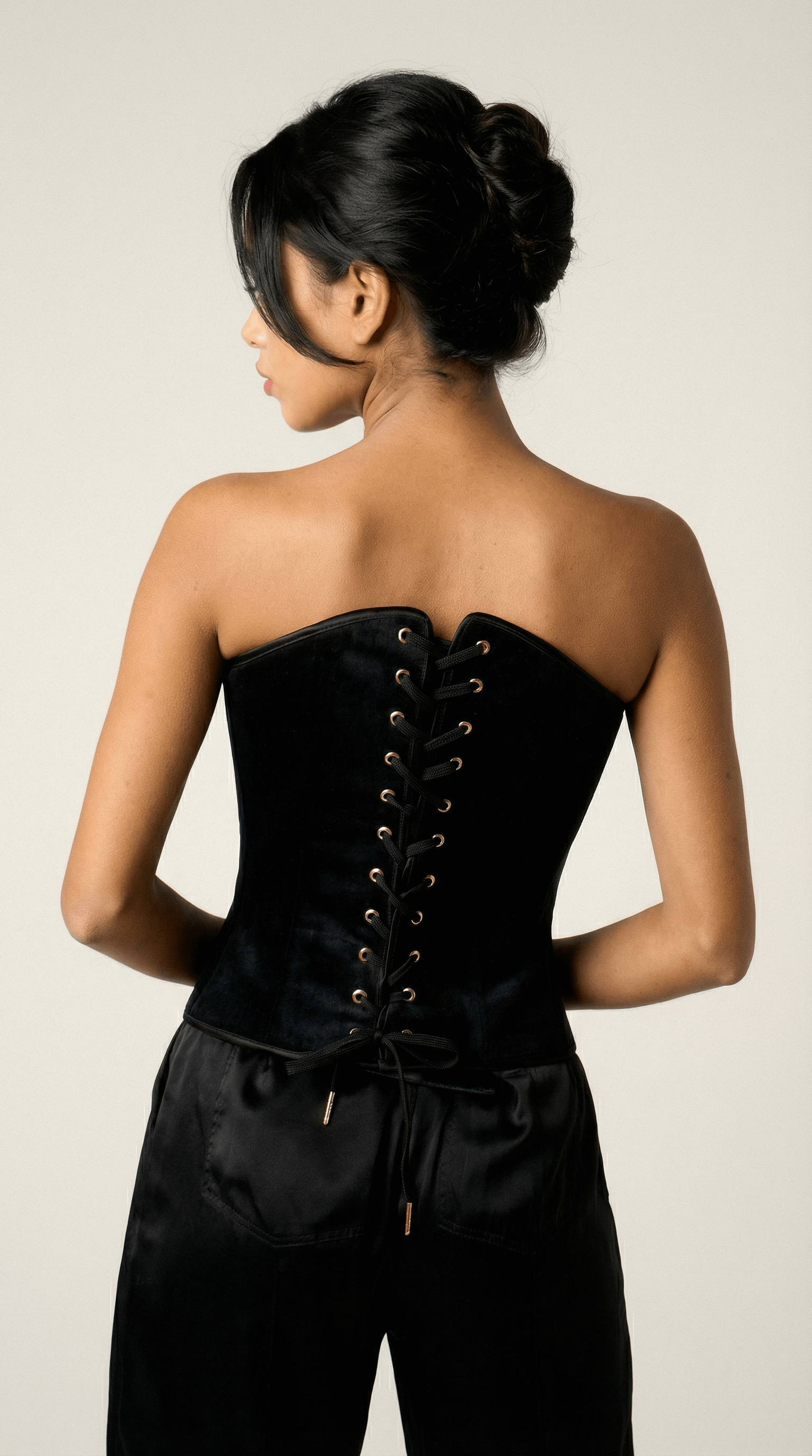 Sweetheart Corset with Gold Belt Detail