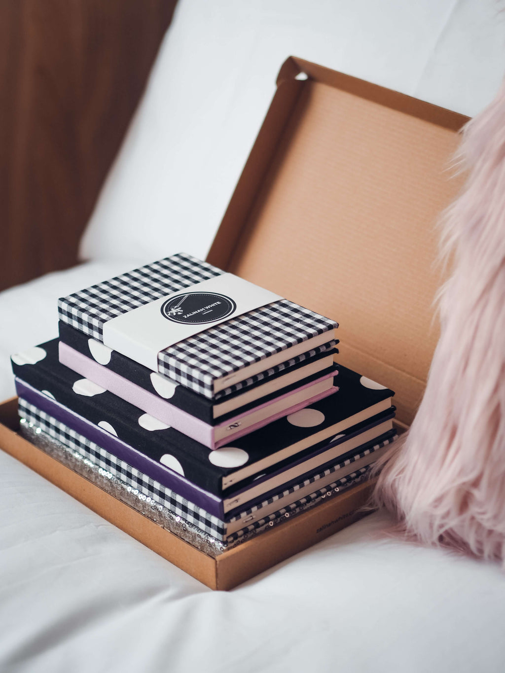 Notebooks Made From Leftover Fabric Pieces - Random Colour Selection
